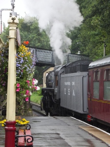 Train Leaving Haworth